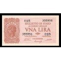 Italie Pick. 29 1 Lira 1944 NEUF