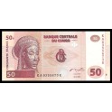 Democratic Congo Pick. 91A 50 Francs 2000 UNC