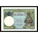 Madagascar Pick. 36 10 Francs 1937-47 SC