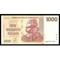 Zimbabwe Pick. 71 1000 Dollars 2007 SC
