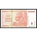 Zimbabwe Pick. 87 50 B. Dollars 2008 NEUF