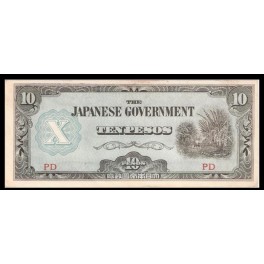 Filipinas Pick. 108 10 Pesos 1942 SC-