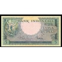 Indonesia Pick. 49 5 Rupiah 1957 SC