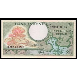 Indonesia Pick. 67 25 Rupiah 01-01-1959 SC