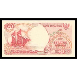 Indonesia Pick. 127 100 Rupiah 1992-00 SC