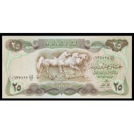 Iraq Pick. 66 25 Dinars 1980 SC