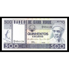 Cabo Verde Pick. 55 500 Escudos 1977 SC