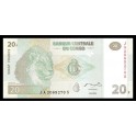 Congo Democratico Pick. 94 20 Francs 2003 SC-