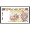 Costa de Marfil Pick. 111A 1000 Francs 1991-03 SC