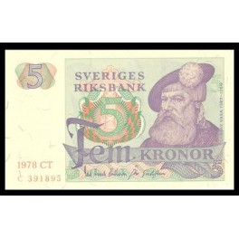 Suecia Pick. 51 5 Kronor 1965-81 SC