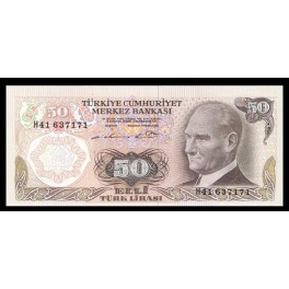 Turquia Pick. 188 50 Lira 1976 SC-