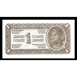 Yugoslavia Pick. 48 1 Dinar 1944 SC