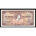Bermuda Pick. 18 5 Shillings 1952-57 MBC