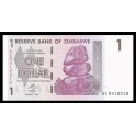 Zimbabwe Pick. 65 1 Dollars 2007 SC-