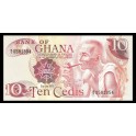 Ghana Pick. 16 10 Cedis 1973-78 SC