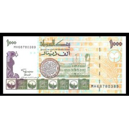 Sudan Pick. 59 1000 Dinars 1996 SC
