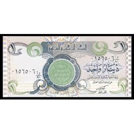 Iraq Pick. 79 1 Dinar 1992 SC