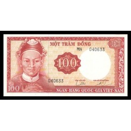 Vietnam del Sur Pick. 19 100 Dong 1966 SC-