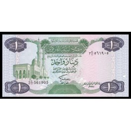 Libia Pick. 49 1 Dinar 1984 SC