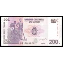 Congo Democratico Pick. Nuevo 200 Francs 2007 SC