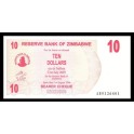 Zimbabwe Pick. 39 10 Dollars 2006 SC