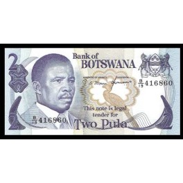 Botswana Pick. 7 2 Pula 1982 SC