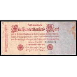 Alemania Pick. 92 500000 Mark 1923 MBC