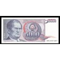 Yugoslavia Pick. 93 5000 Dinara 1985 UNC