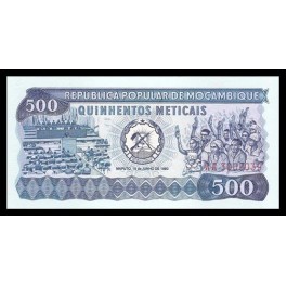 Mozambique Pick. 127 500 Escudos 16-06-1980 SC