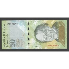 Venezuela Pick. 92 50 Bolivares 2007 SC