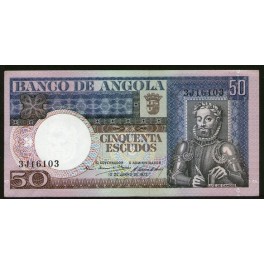 Angola Pick. 105 50 Escudos 1973 SC