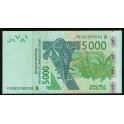 Costa de Marfil Pick. Nuevo 5000 Francs 2009 SC
