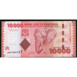 Tanzania Pick. Nuevo 10000 Shillingi SC