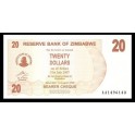 Zimbabwe Pick. 40 20 Dollars 2006 NEUF