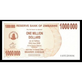 Zimbabwe Pick. 53 1 M. Dollars 01-01-2008 SC