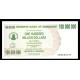 Zimbabwe Pick. 58 100 M. Dollars 2008 NEUF