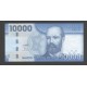 Chile Pick. New 10000 Pesos 2009 UNC