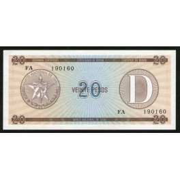 Cuba Pick. FX 036 5 Pesos UNC
