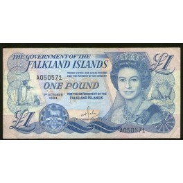 Falkland Pick. 13 1 Pound 1984 VF