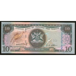 Trinidad and Tobago Pick. New 10 Dollars 2006 UNC