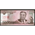 North Korea Pick. New 5000 Won Specimen UNC