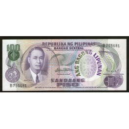 Filipinas Pick. 147 100 Piso 1969 SC-