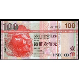 Hong Kong Pick. 209 100 Dollars 2003 SC