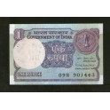 India Pick. 78A 1 Rupee 1983-94 UNC