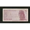 Indonesia Pick. 91 5 Sen 1964 UNC
