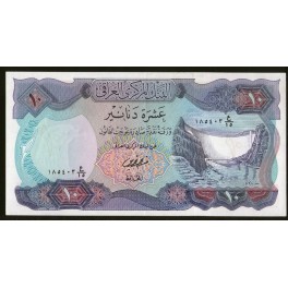 Irak Pick. 65 10 Dinars 1973 SUP