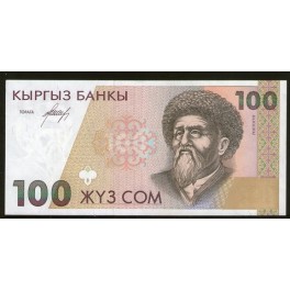 Kirghizistan Pick. 12 100 Som 1994 NEUF