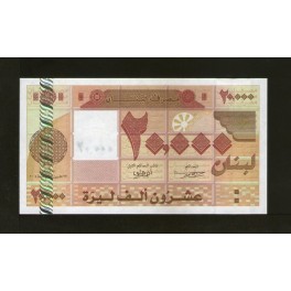 Lebanon Pick. 87 20000 Livres 2004 UNC