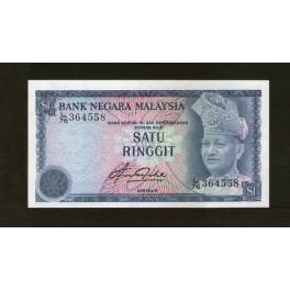 Malaysia Pick. 13 1 Ringgit 1976-81 UNC