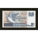 Singapore Pick. 9 1 Dollar 1976 UNC
